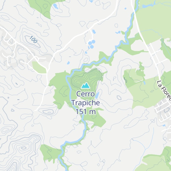 Map of Cerro Trapiche