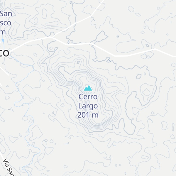 Map of Cerro Largo