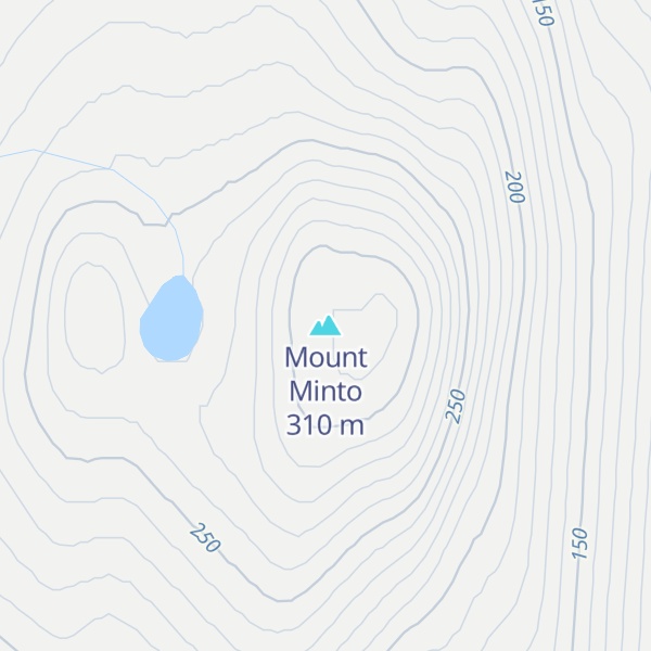 Map of Mount Minto