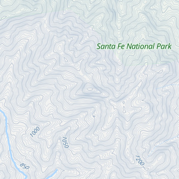 Map of Cerro Los Puercos