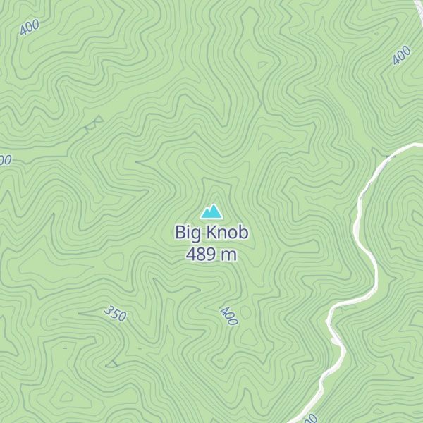 Map of Big Knob