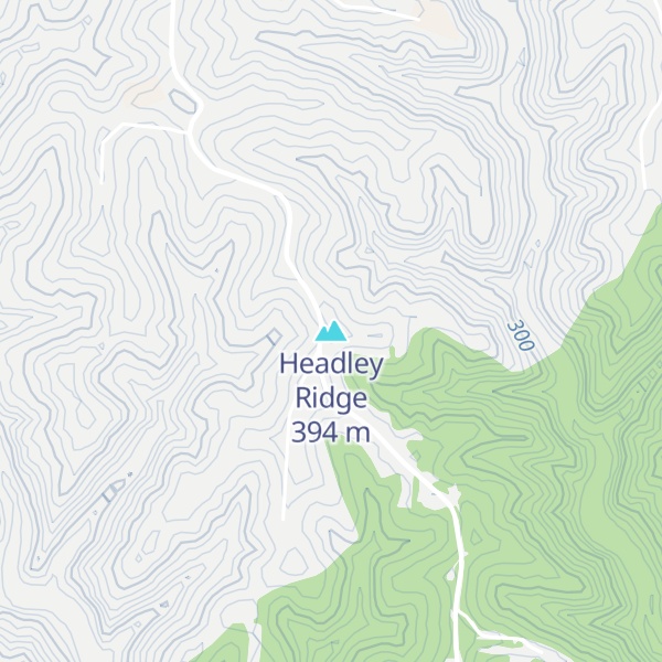Map of Headley Ridge