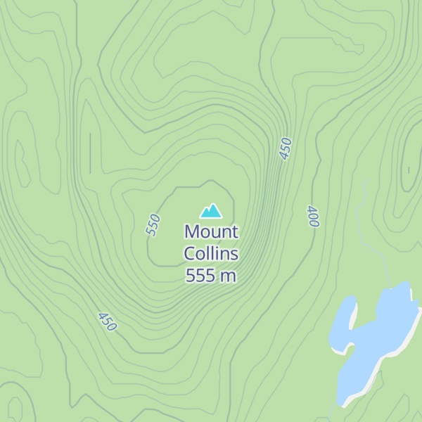 Map of Mount Collins