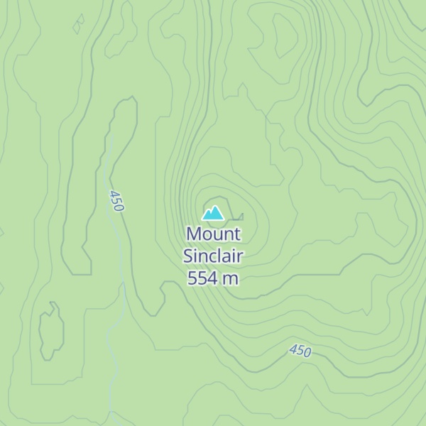 Map of Mount Sinclair