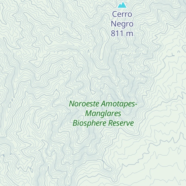 Map of Cerros Totora