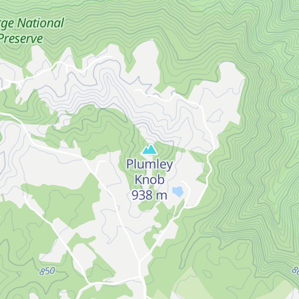 Map of Plumley Knob