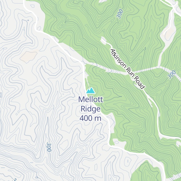 Map of Mellott Ridge