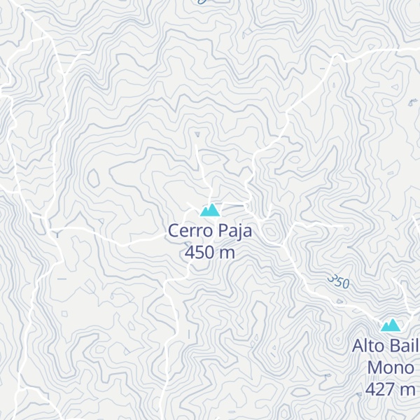 Map of Cerro Paja