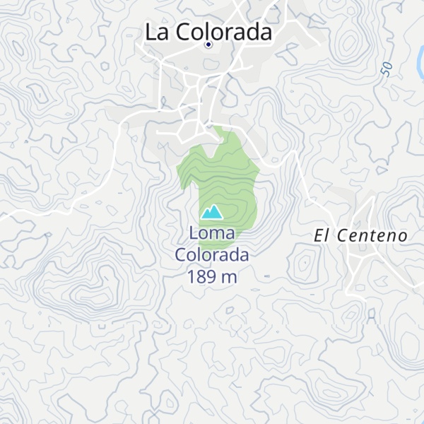 Map of Loma Colorada