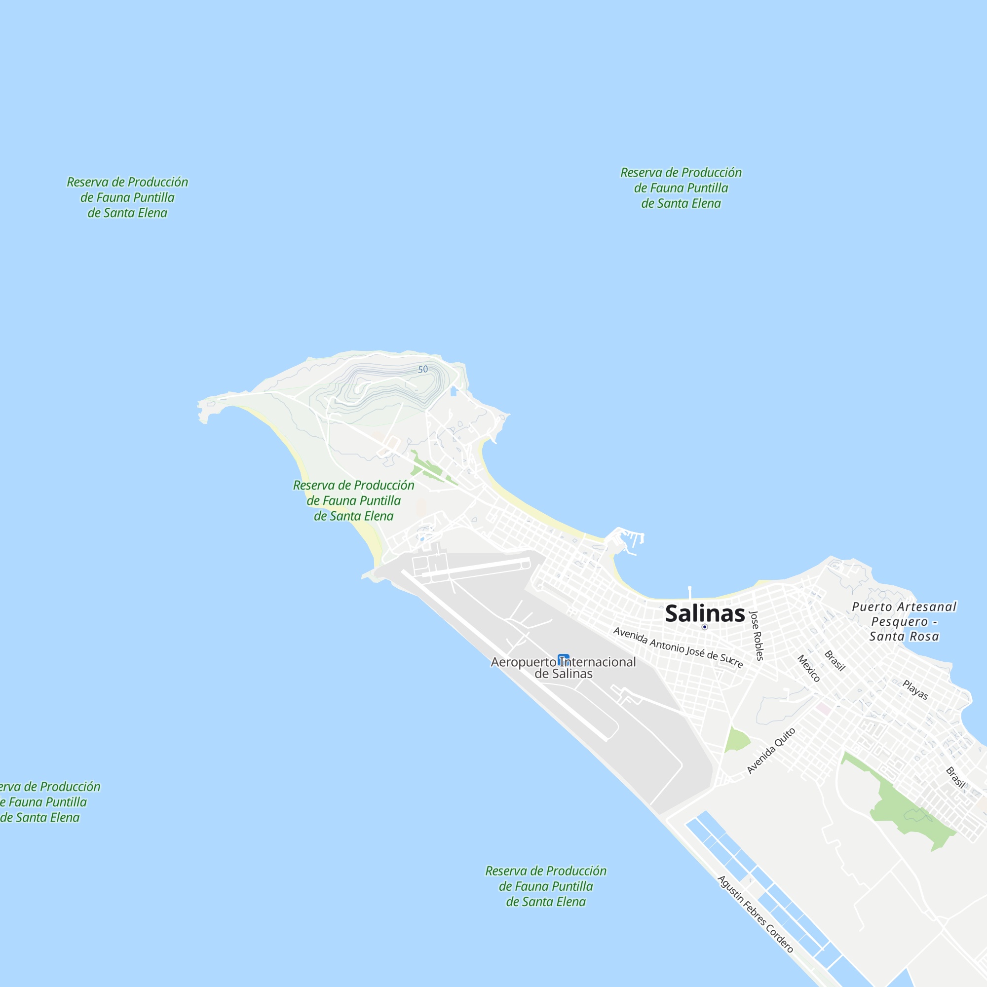 Cabañas del ejercito map