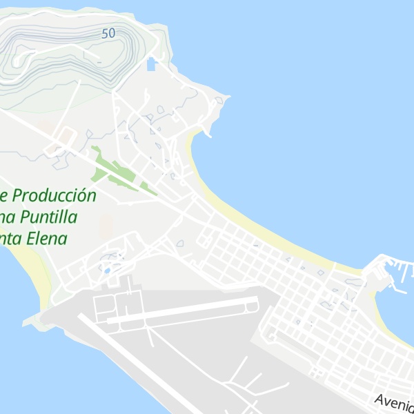 Map of Cabañas del ejercito