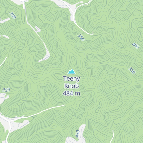 Map of Teeny Knob