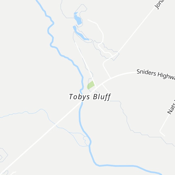 Map of Toby Bluff