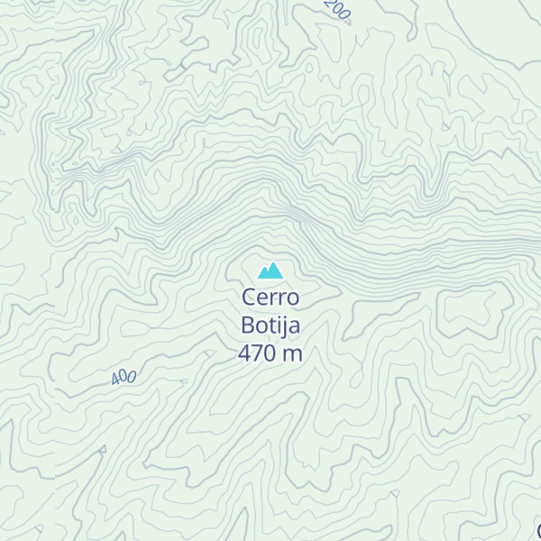 Map of Cerro Botija