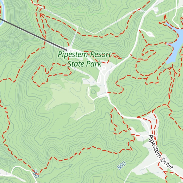 Map of Tallery Mountain