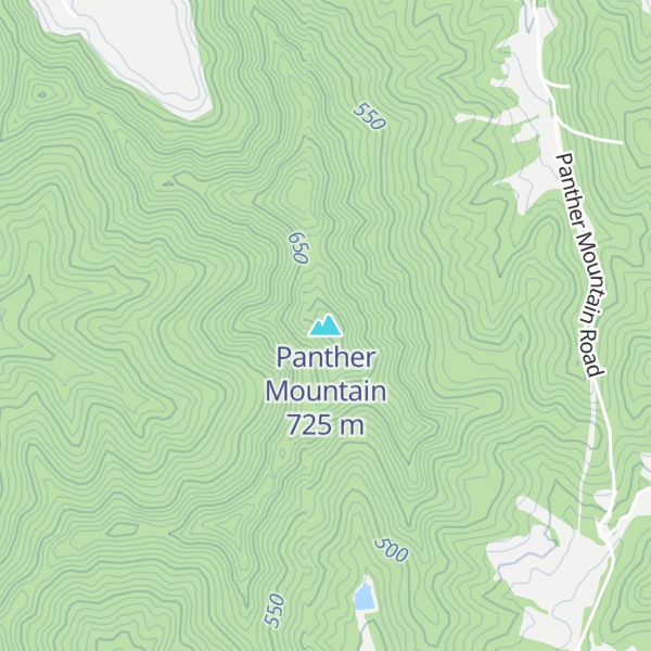 Map of Panther Mountain