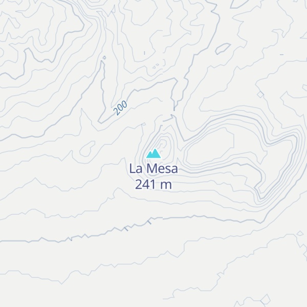 Map of La Mesa