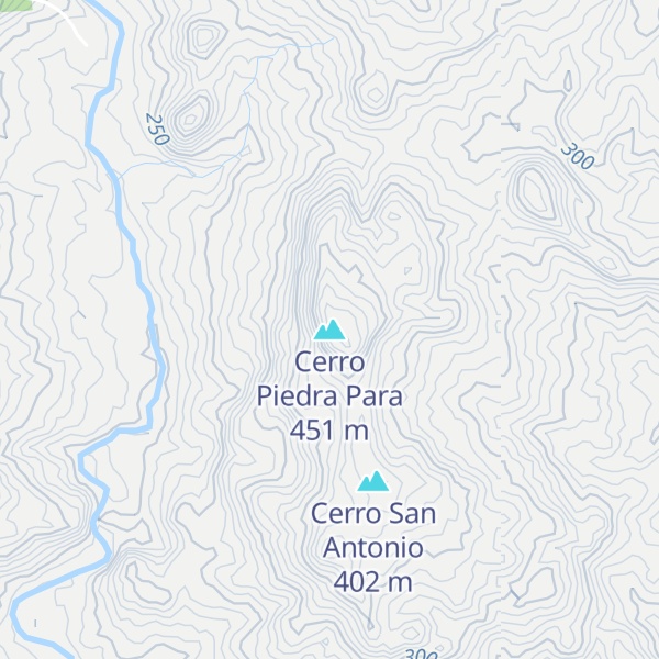 Map of Cerro Piedra Para