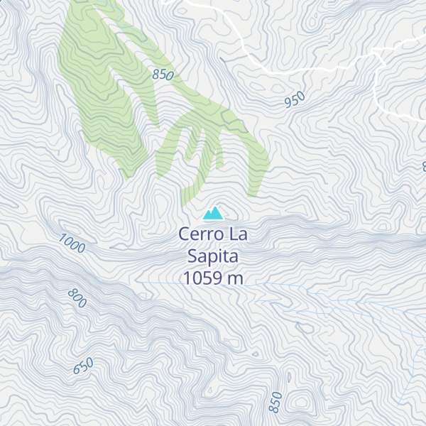 Map of Cerro La Sapita