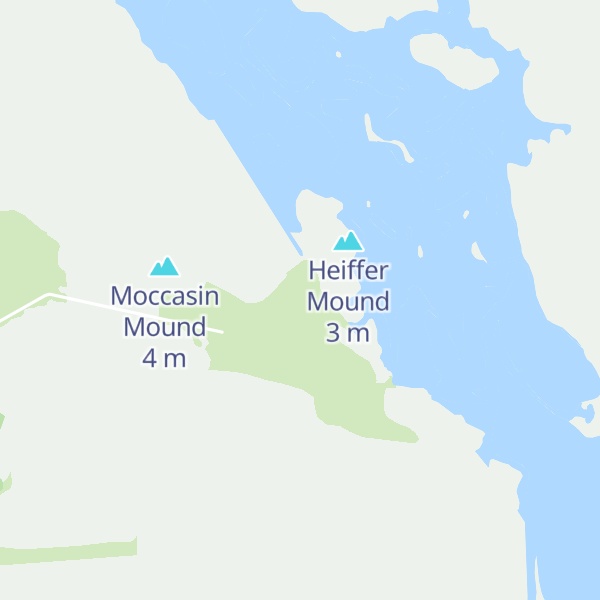 Map of Saddle Mound
