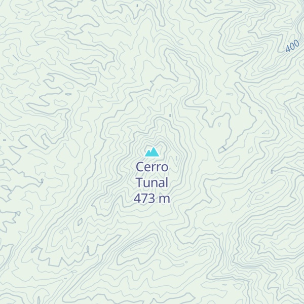 Map of Cerro Tunal