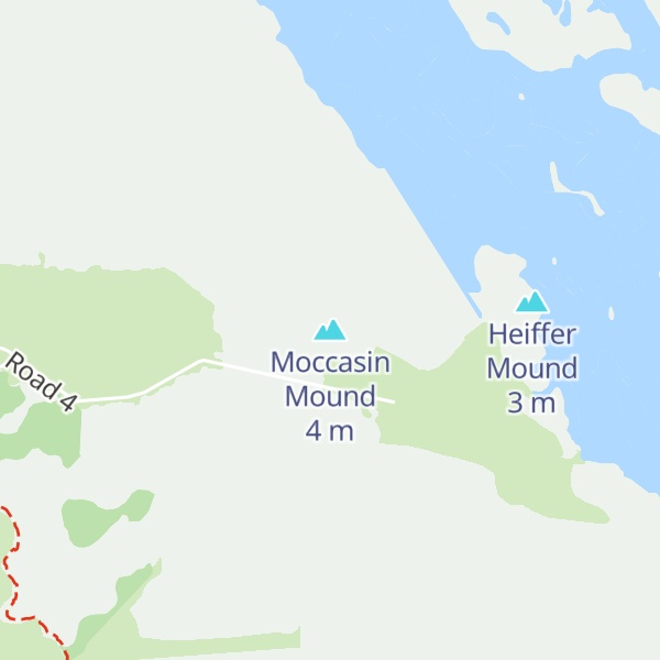 Map of Moccasin Mound