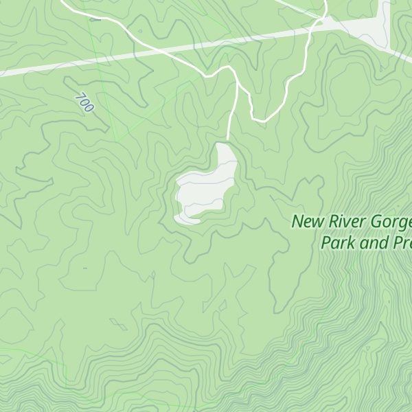 Map of Beury Mountain