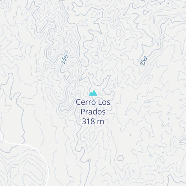 Map of Cerro Los Prados