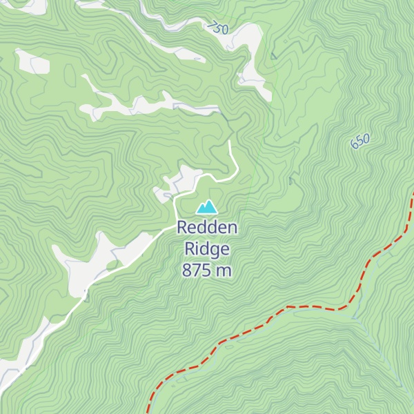 Map of Redden Ridge