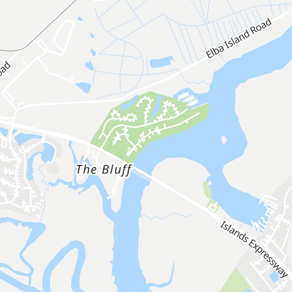 Map of Causton Bluff