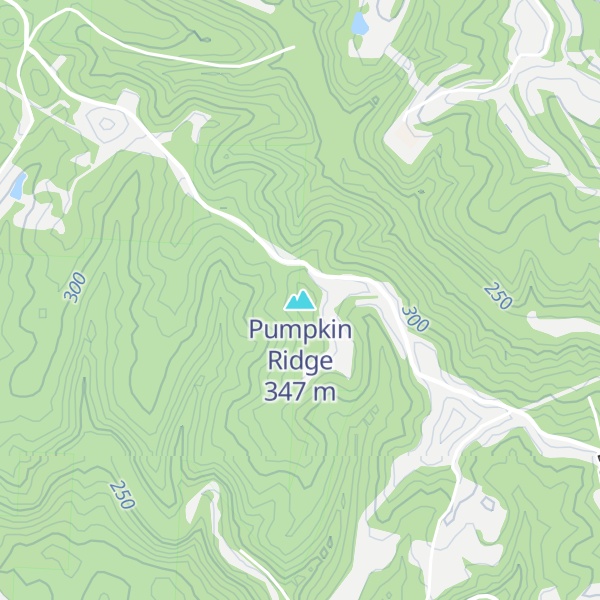 Map of Pumpkin Ridge