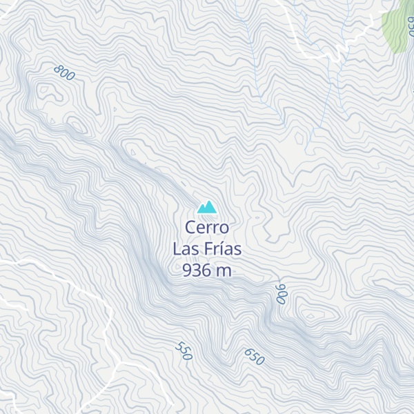 Map of Cerro Las Frías