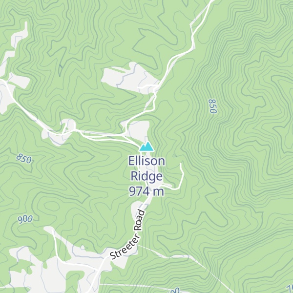 Map of Ellison Ridge