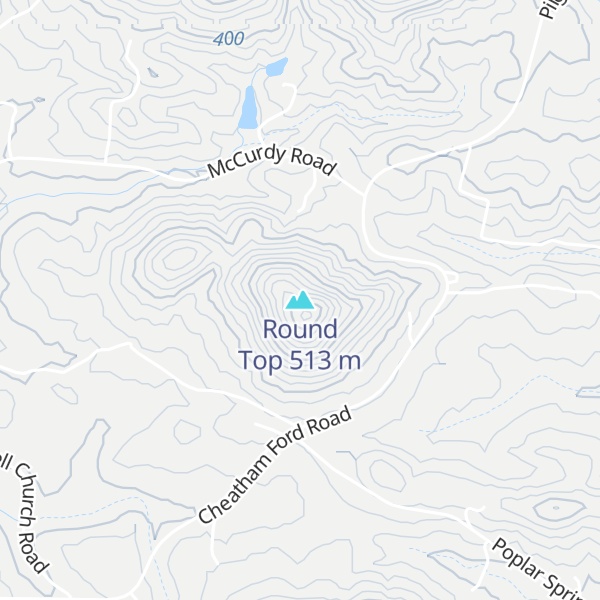 Map of Round Top