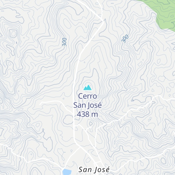 Map of Cerro San José