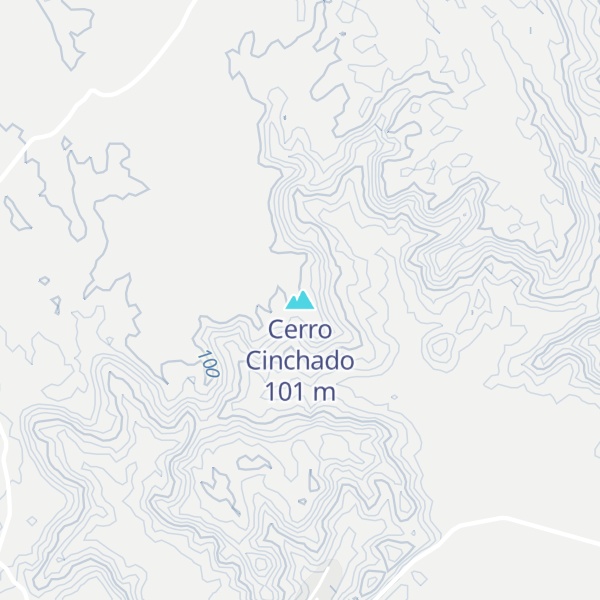 Map of Cerro Cinchado