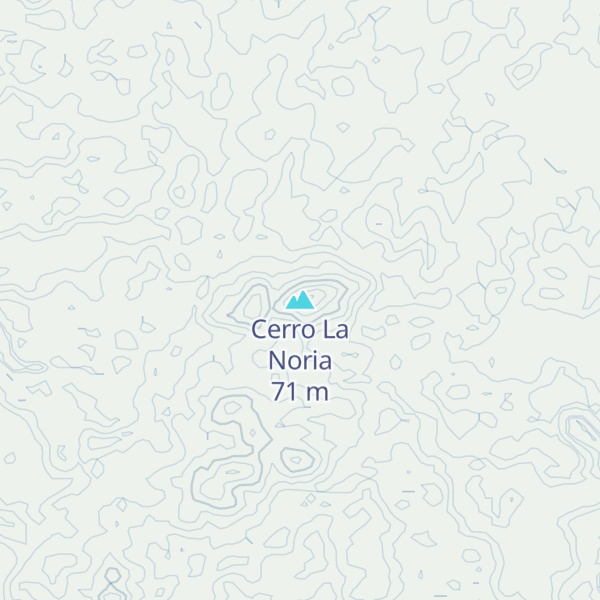 Map of Cerro La Noria