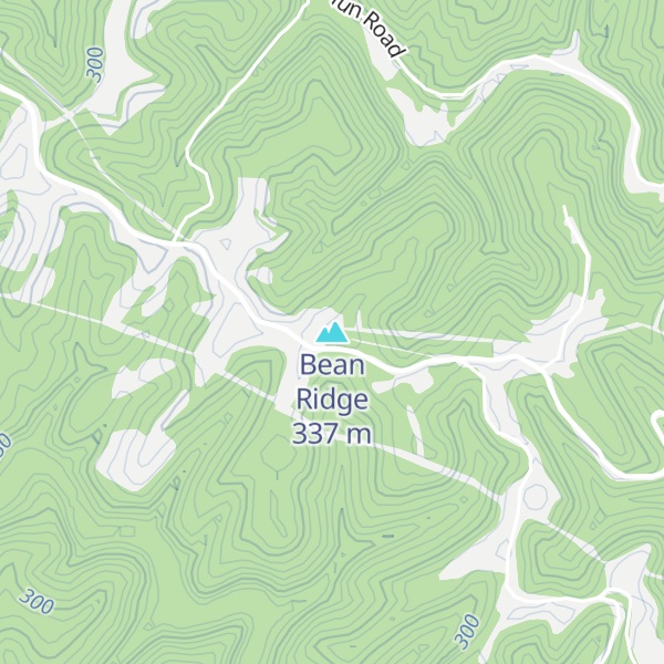 Map of Bean Ridge