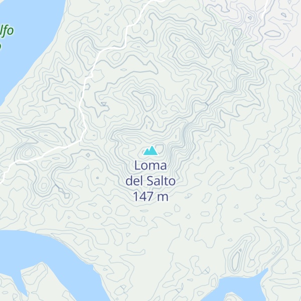 Map of Loma del Salto