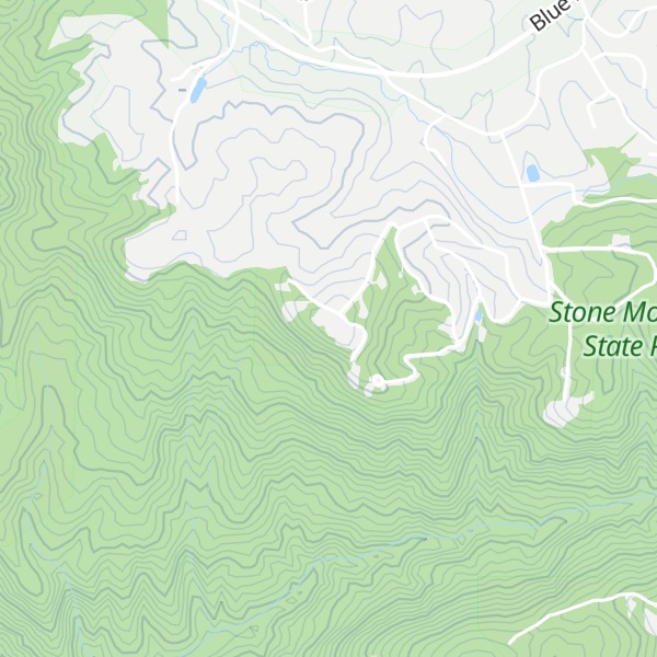 Map of Rich Mountain