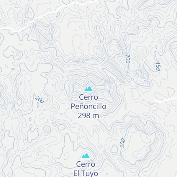 Map of Cerro Peñoncillo