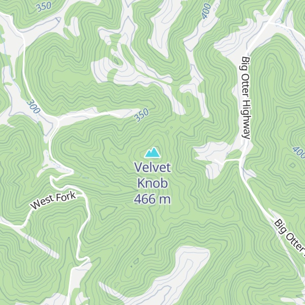 Map of Velvet Knob