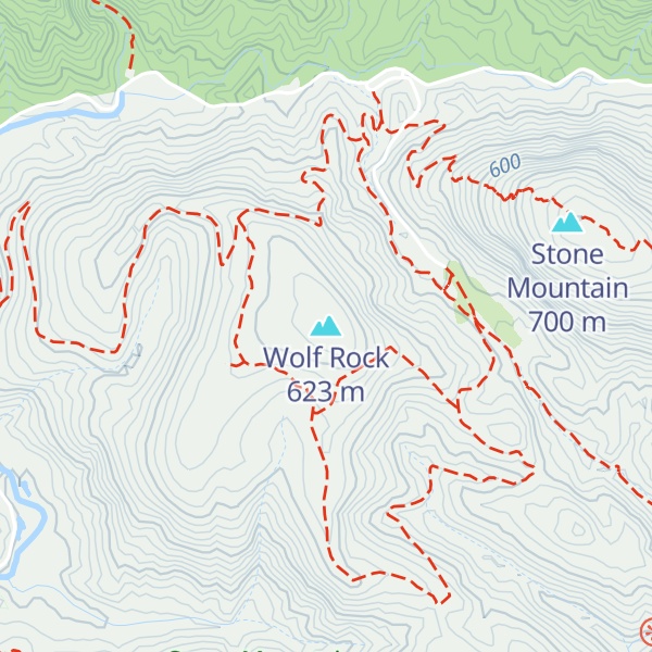 Map of Wolf Rock