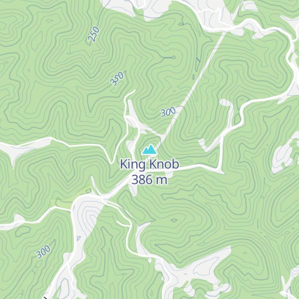 Map of King Knob