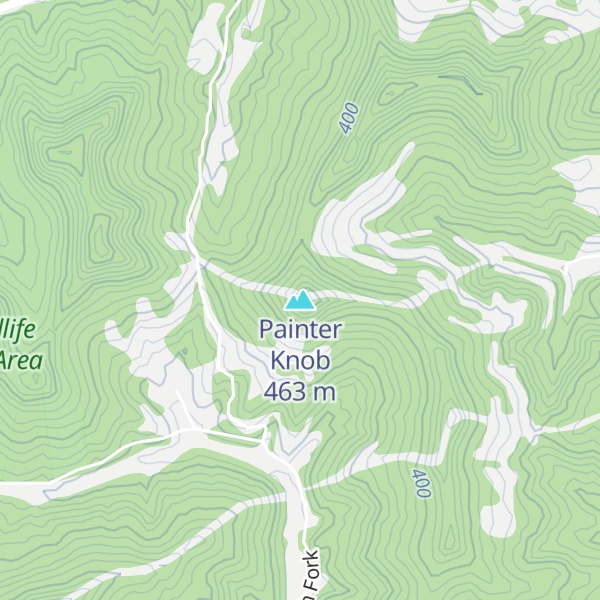 Map of Painter Knob