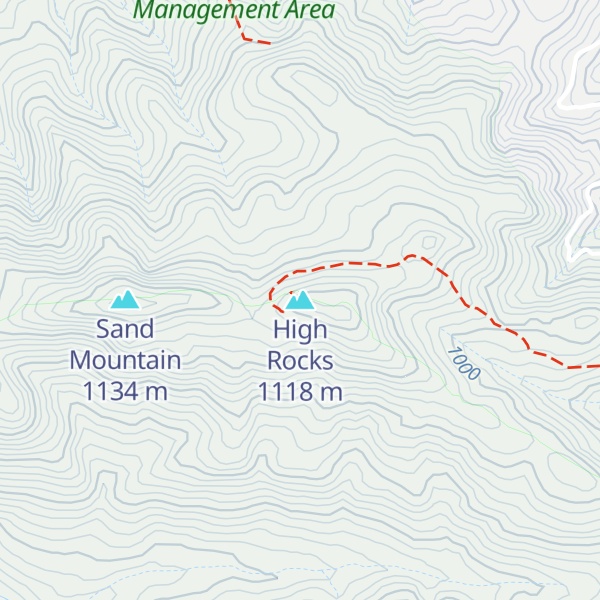 Map of High Rocks