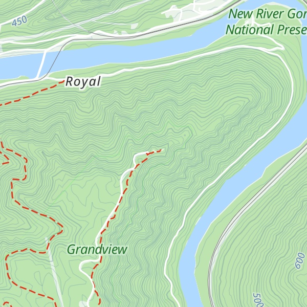 Map of Turkey Spur Rock