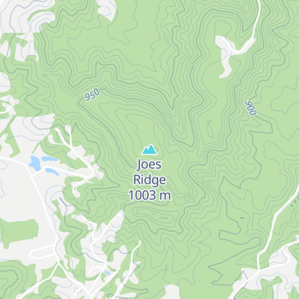 Map of Joes Ridge