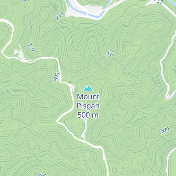 Map of Mount Pisgah