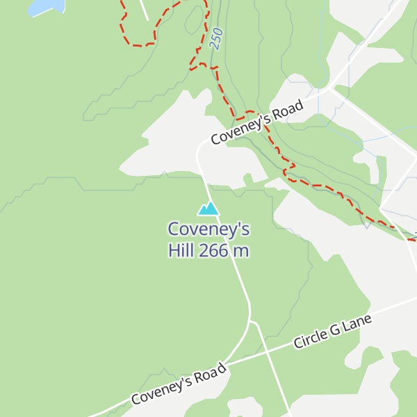Map of Coveney's Hill